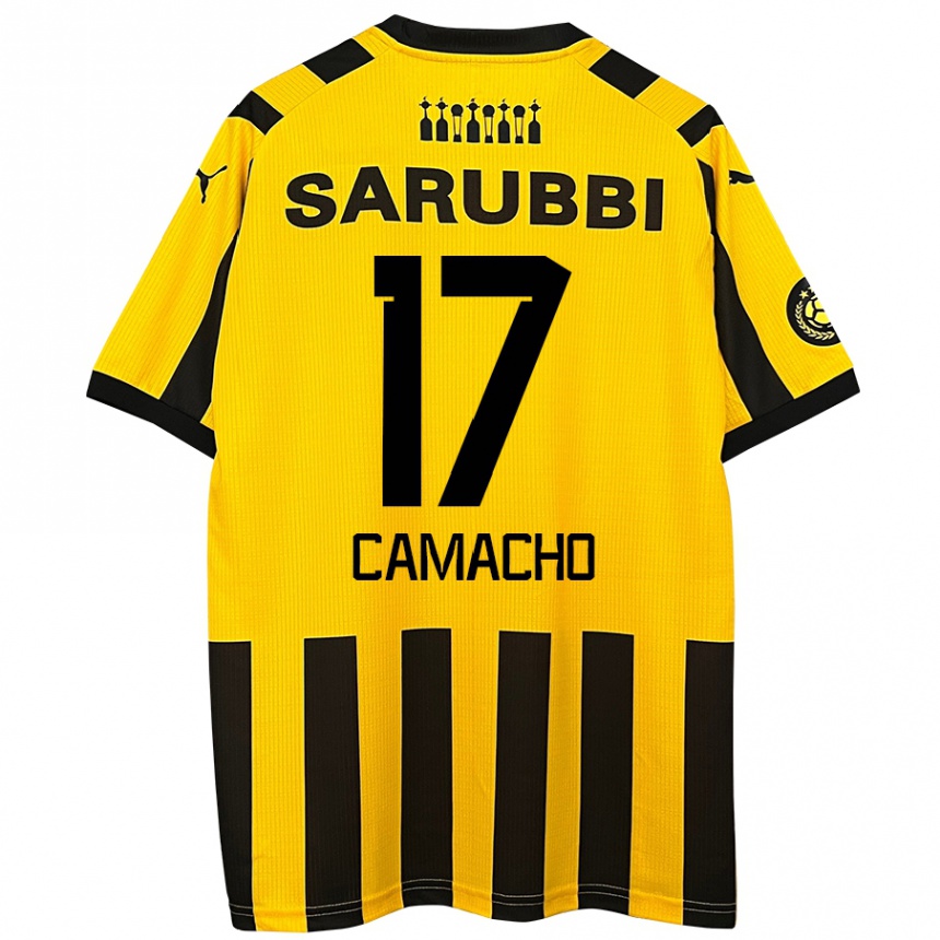 Enfant Football Maillot Sebastián Camacho #17 Jaune Noir Tenues Domicile 2024/25 Canada