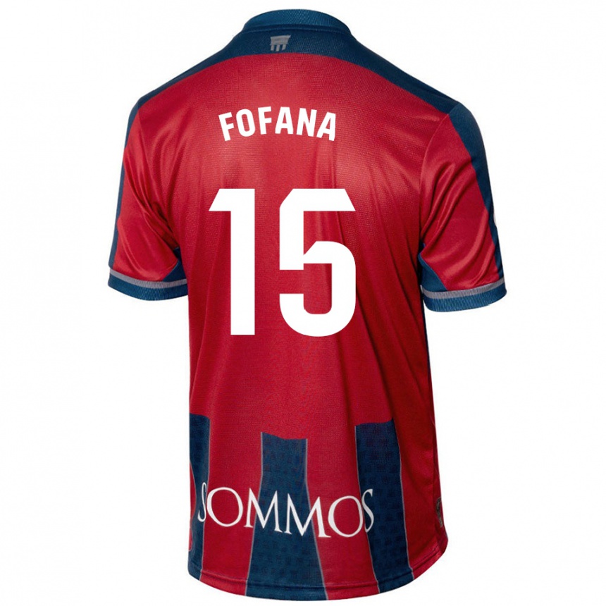 Enfant Football Maillot Fadia Fofana #15 Rouge Bleu Tenues Domicile 2024/25 Canada