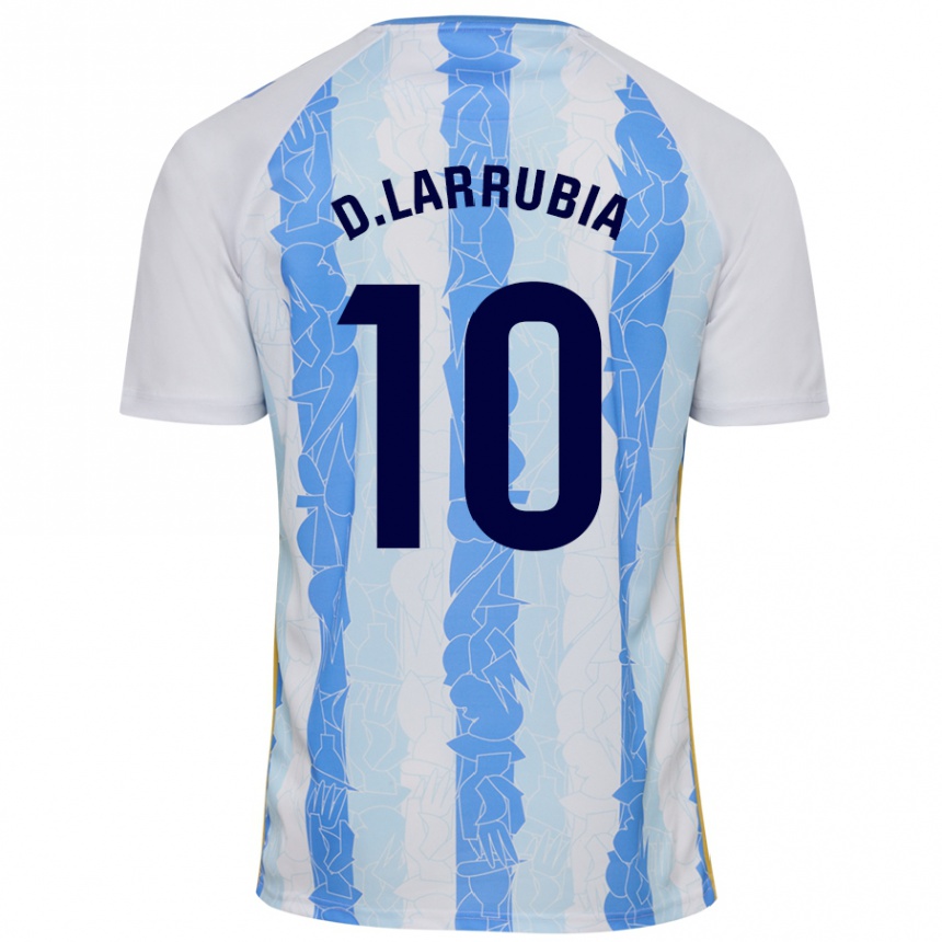 Enfant Football Maillot David Larrubia #10 Blanc Bleu Tenues Domicile 2024/25 Canada