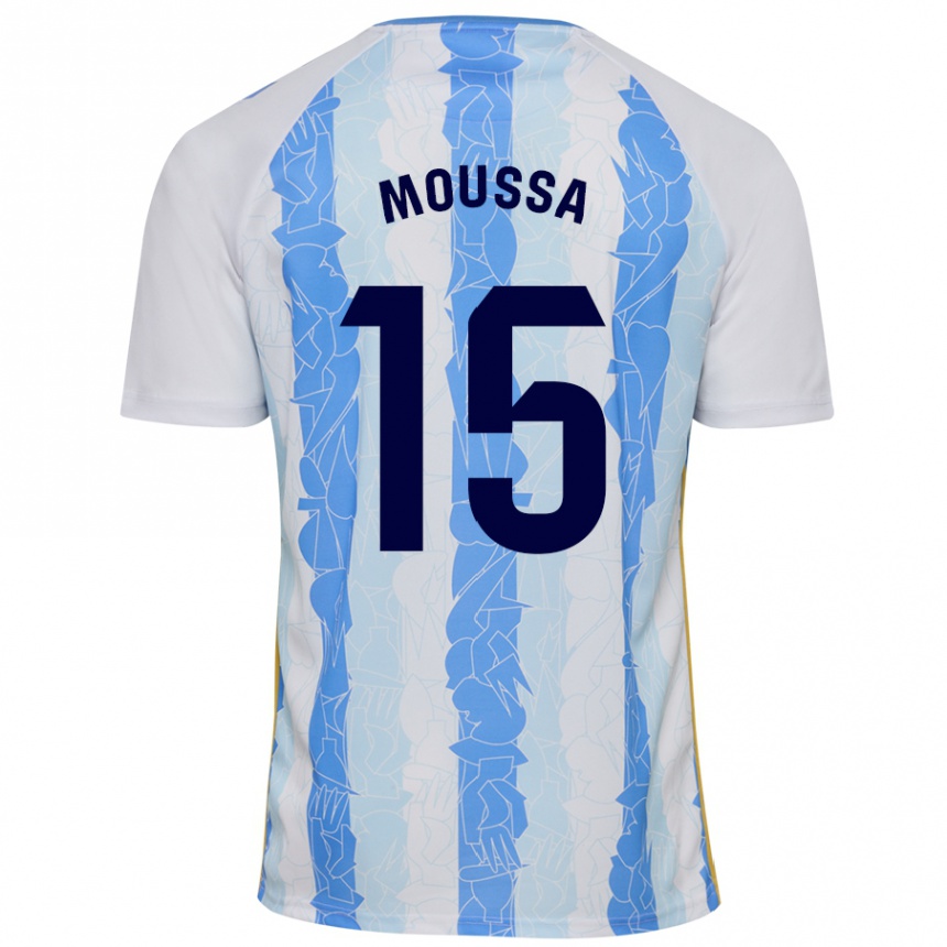 Enfant Football Maillot Moussa Diarra #15 Blanc Bleu Tenues Domicile 2024/25 Canada