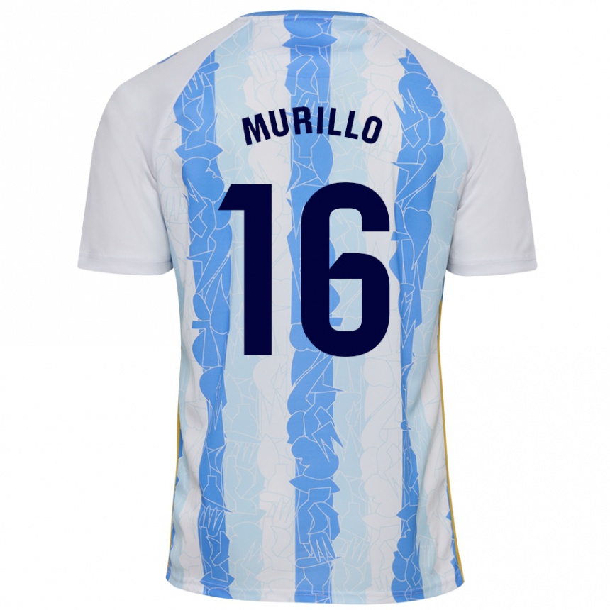 Enfant Football Maillot Diego Murillo #16 Blanc Bleu Tenues Domicile 2024/25 Canada