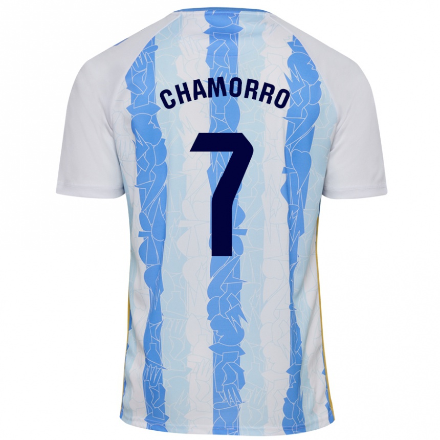 Enfant Football Maillot Alexis Chamorro #7 Blanc Bleu Tenues Domicile 2024/25 Canada