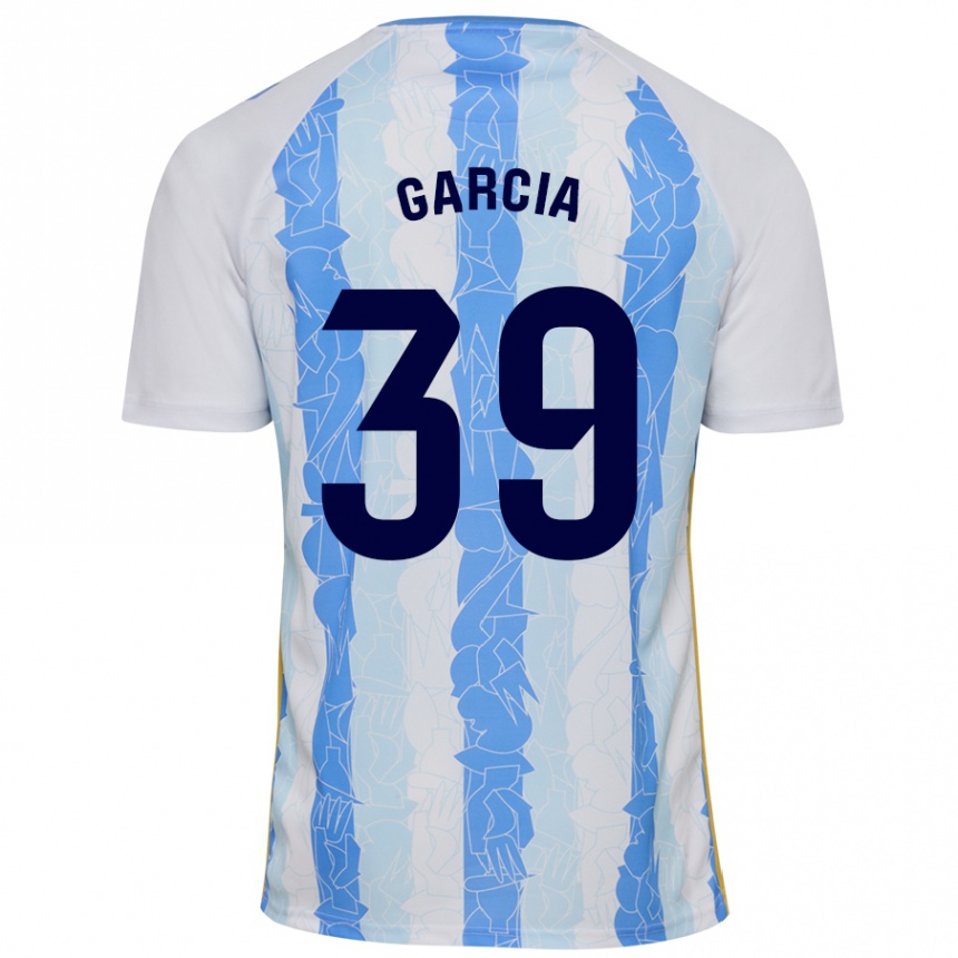 Enfant Football Maillot Claudia García #39 Blanc Bleu Tenues Domicile 2024/25 Canada