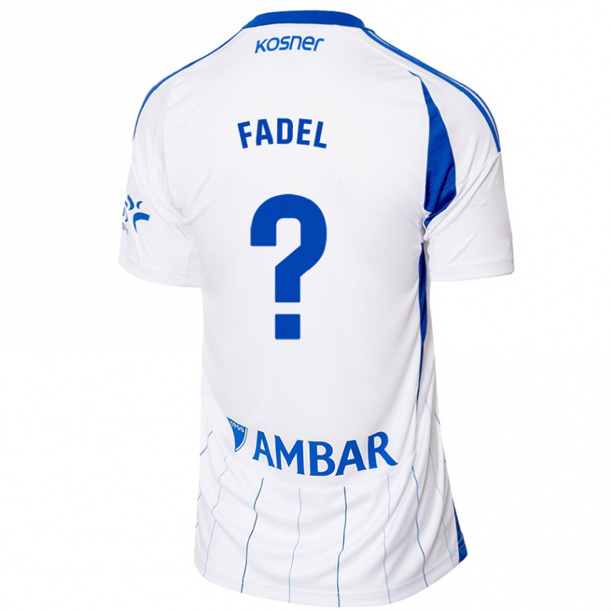 Kids Football Ismael Fadel #0 Red White Home Jersey 2024/25 T-Shirt Canada