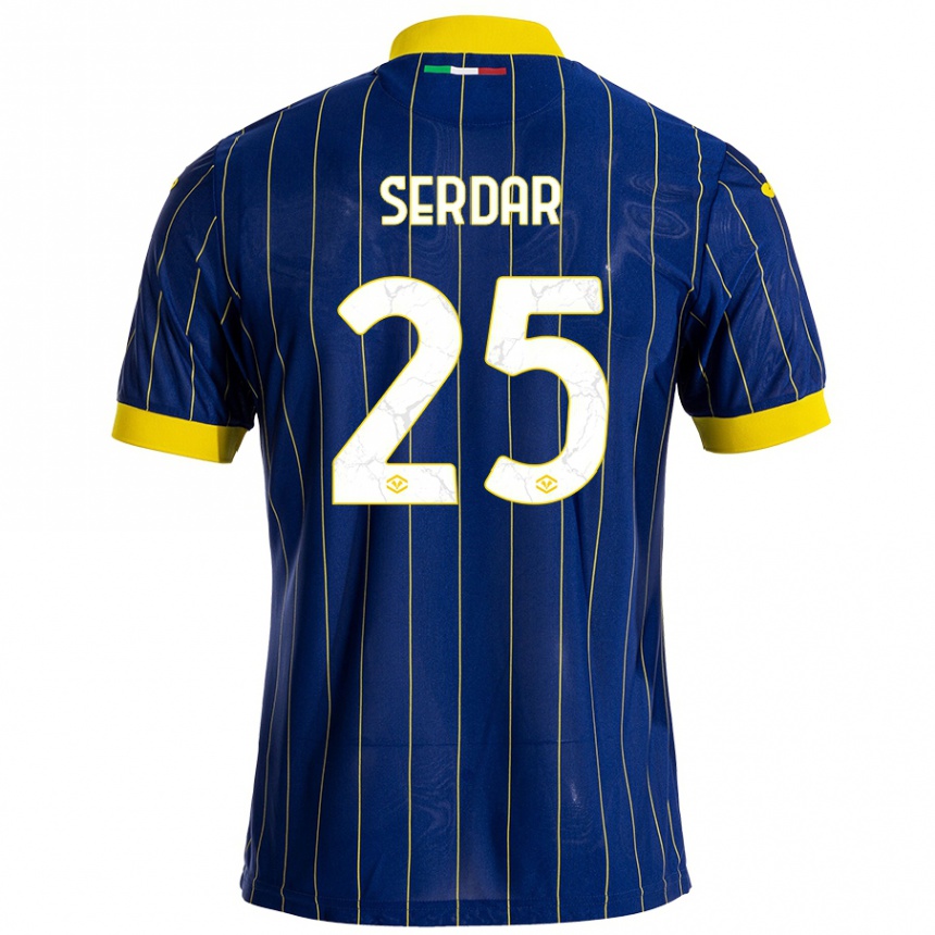 Kids Football Suat Serdar #25 Blue Yellow Home Jersey 2024/25 T-Shirt Canada