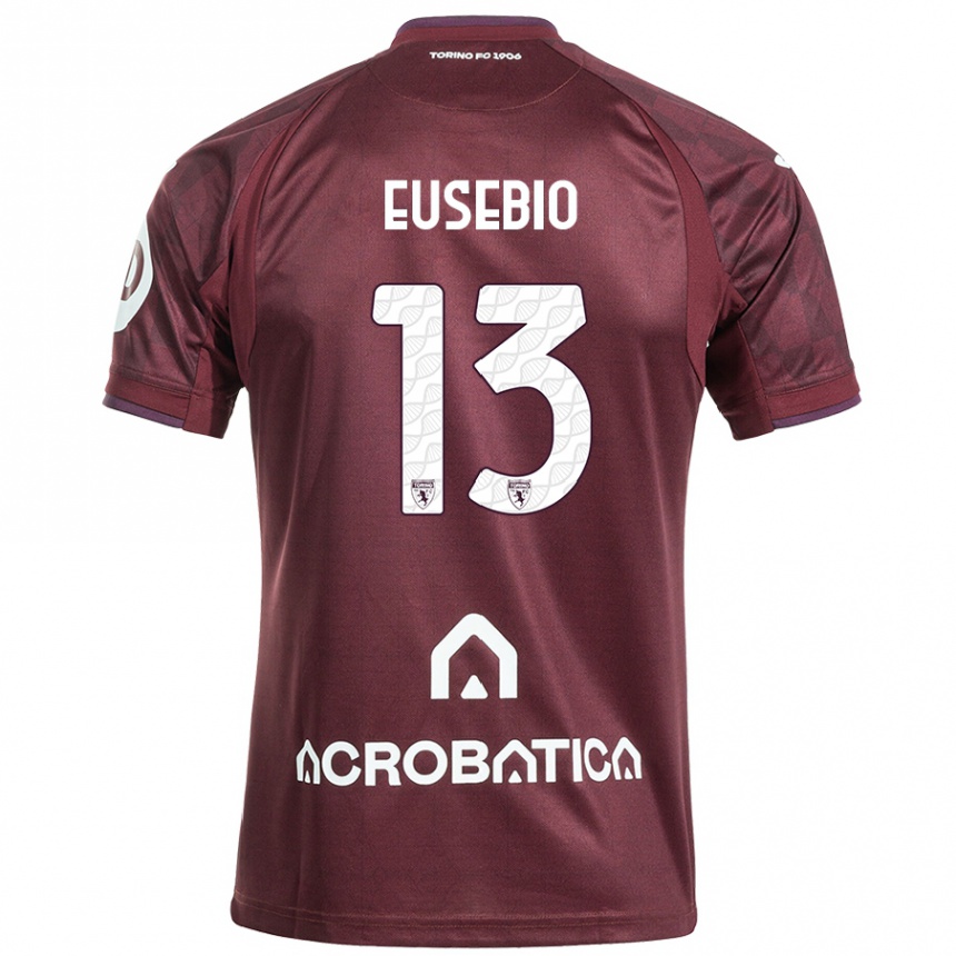 Enfant Football Maillot Chiara Eusebio #13 Bordeaux Blanc Tenues Domicile 2024/25 Canada