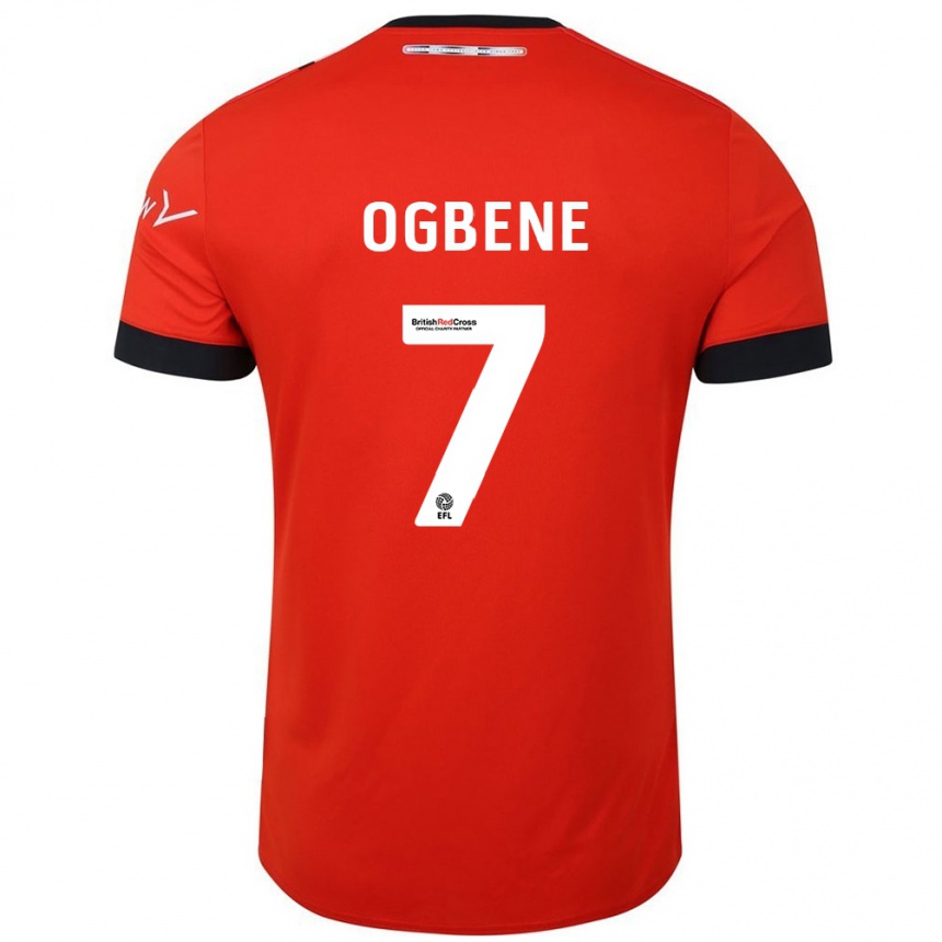 Enfant Football Maillot Chiedozie Ogbene #7 Orange Noir Tenues Domicile 2024/25 Canada