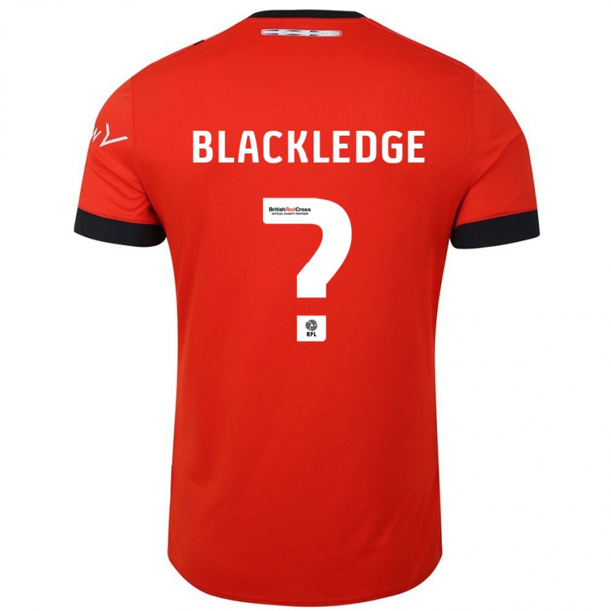 Enfant Football Maillot Henry Blackledge #0 Orange Noir Tenues Domicile 2024/25 Canada