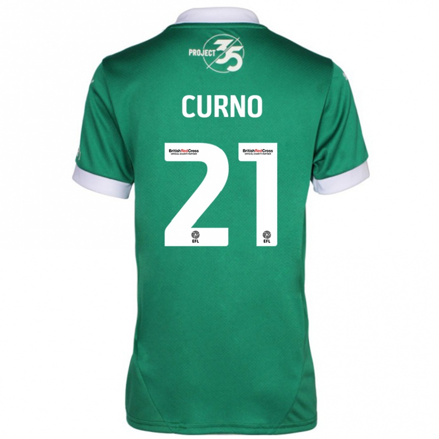 Enfant Football Maillot Maddi Curno #21 Vert Blanc Tenues Domicile 2024/25 Canada