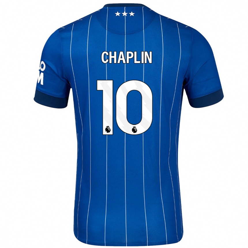 Enfant Football Maillot Conor Chaplin #10 Bleu Marine Tenues Domicile 2024/25 Canada