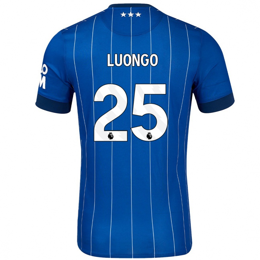 Enfant Football Maillot Massimo Luongo #25 Bleu Marine Tenues Domicile 2024/25 Canada