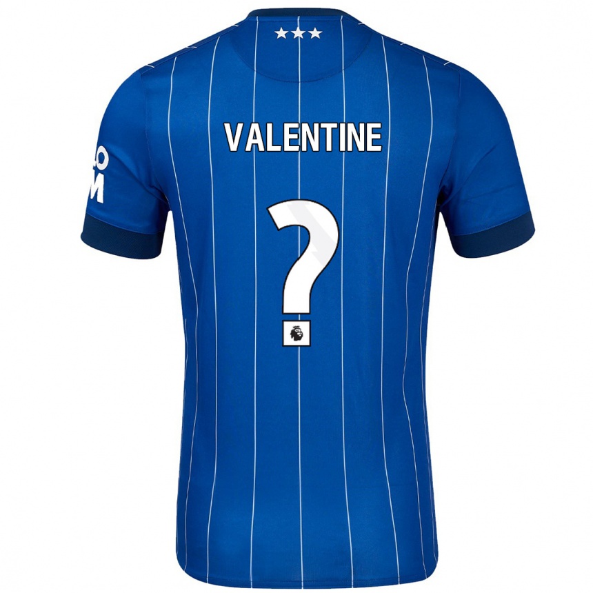 Enfant Football Maillot Nico Valentine #0 Bleu Marine Tenues Domicile 2024/25 Canada