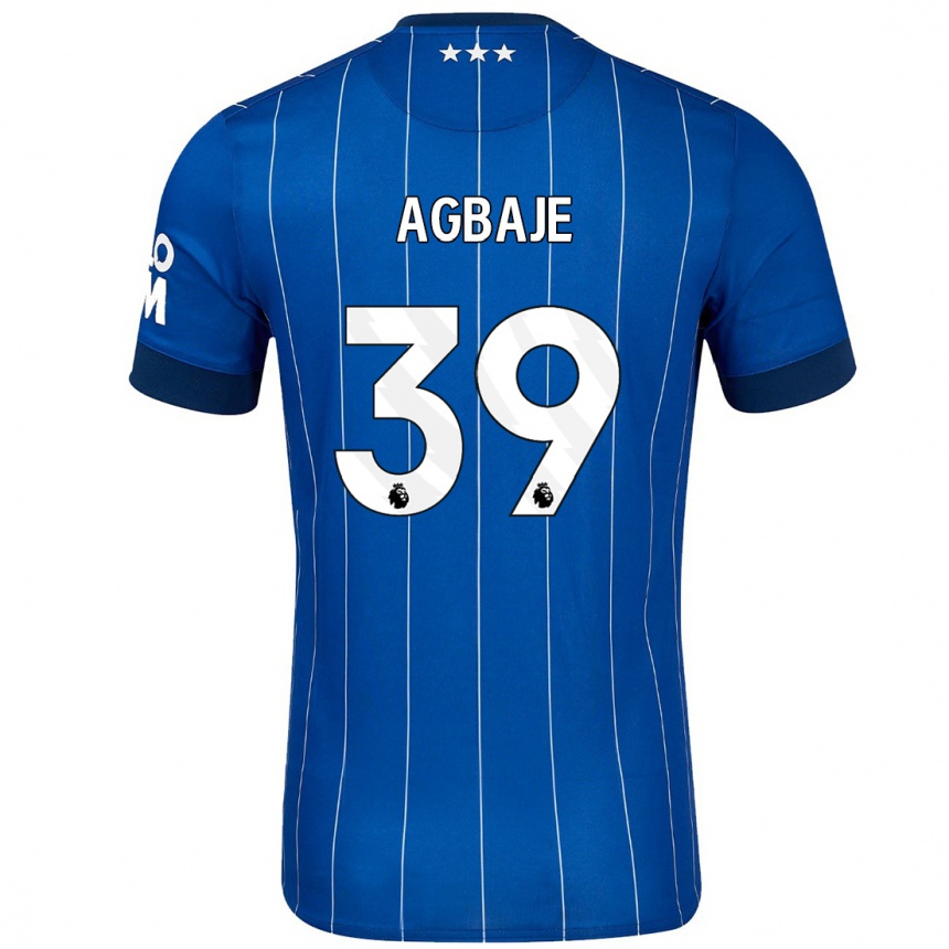 Enfant Football Maillot Edwin Agbaje #39 Bleu Marine Tenues Domicile 2024/25 Canada