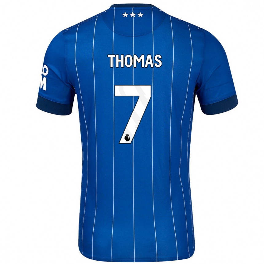 Enfant Football Maillot Natasha Thomas #7 Bleu Marine Tenues Domicile 2024/25 Canada