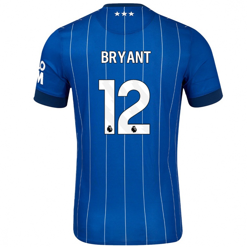 Enfant Football Maillot Issy Bryant #12 Bleu Marine Tenues Domicile 2024/25 Canada