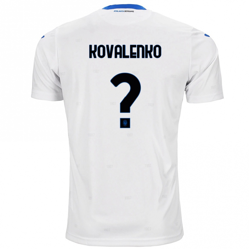 Kids Football Viktor Kovalenko #0 White Away Jersey 2024/25 T-Shirt Canada