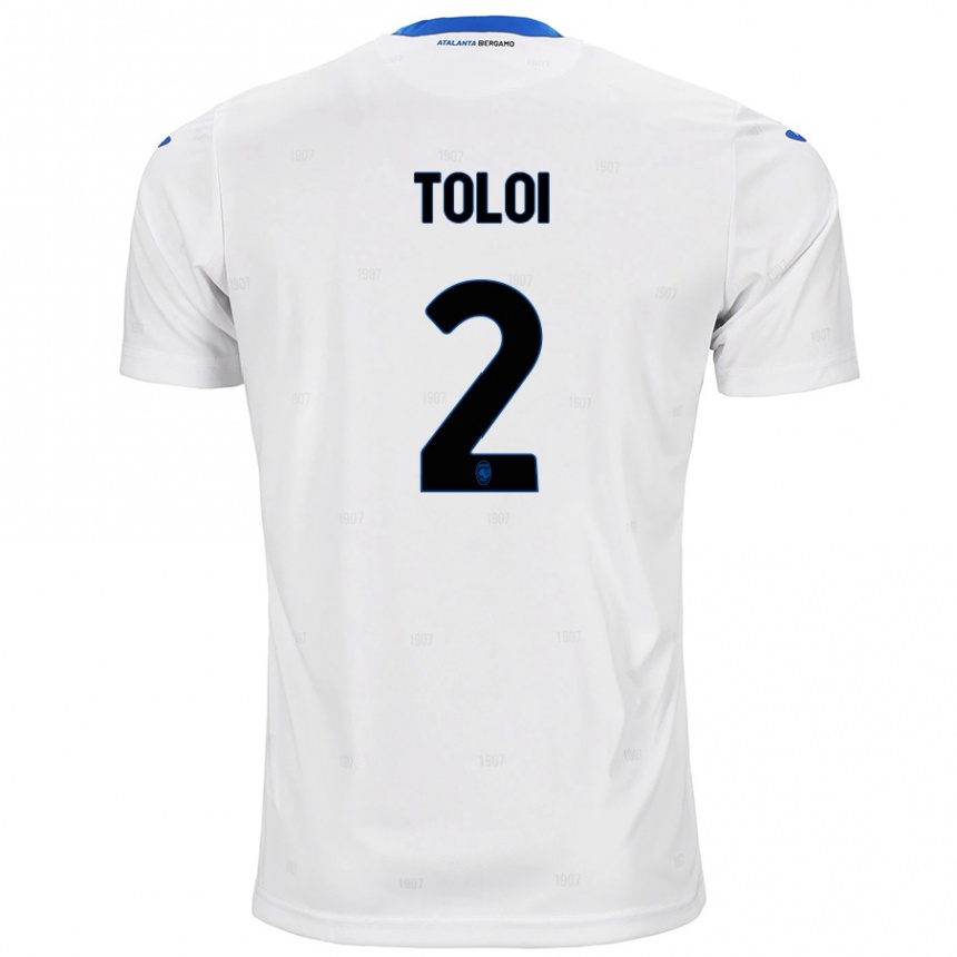 Kids Football Rafael Tolói #2 White Away Jersey 2024/25 T-Shirt Canada