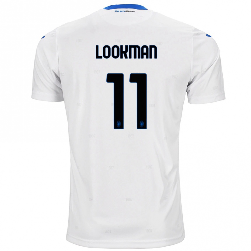 Kids Football Ademola Lookman #11 White Away Jersey 2024/25 T-Shirt Canada