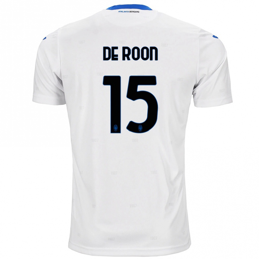 Enfant Football Maillot Marten De Roon #15 Blanc Tenues Extérieur 2024/25 Canada