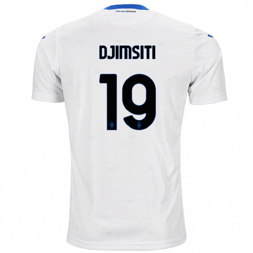 Enfant Football Maillot Berat Djimsiti #19 Blanc Tenues Extérieur 2024/25 Canada