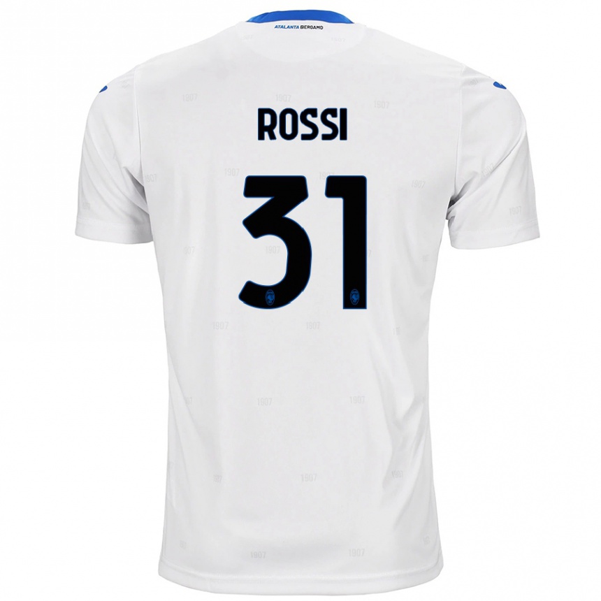 Enfant Football Maillot Francesco Rossi #31 Blanc Tenues Extérieur 2024/25 Canada