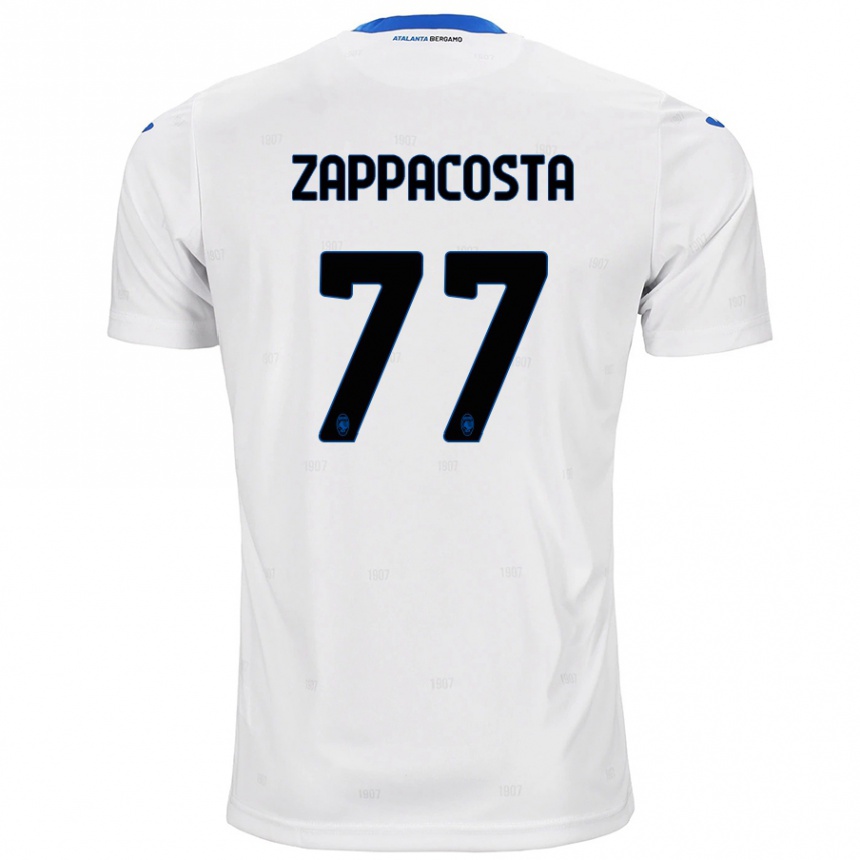 Kids Football Davide Zappacosta #77 White Away Jersey 2024/25 T-Shirt Canada