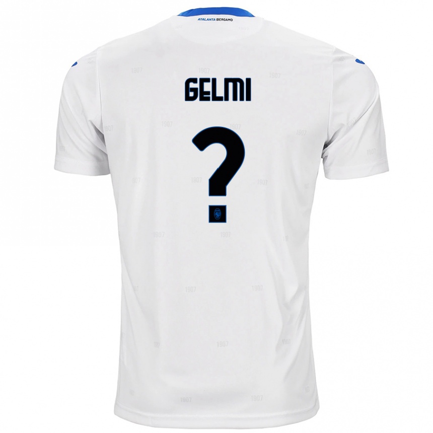 Kids Football Ludovico Gelmi #0 White Away Jersey 2024/25 T-Shirt Canada