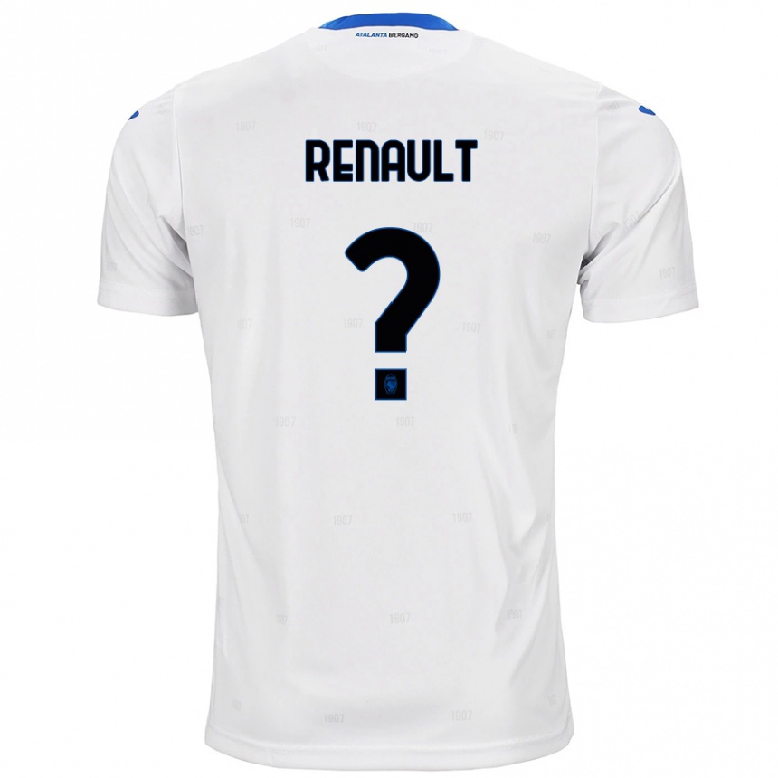 Kids Football Guillaume Renault #0 White Away Jersey 2024/25 T-Shirt Canada