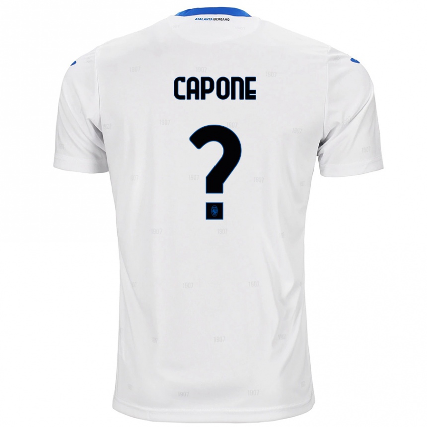 Enfant Football Maillot Christian Capone #0 Blanc Tenues Extérieur 2024/25 Canada