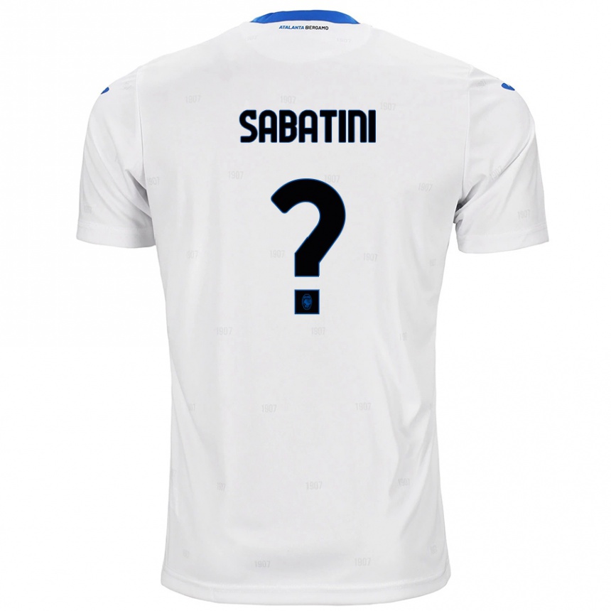 Enfant Football Maillot Carlo Sabatini #0 Blanc Tenues Extérieur 2024/25 Canada