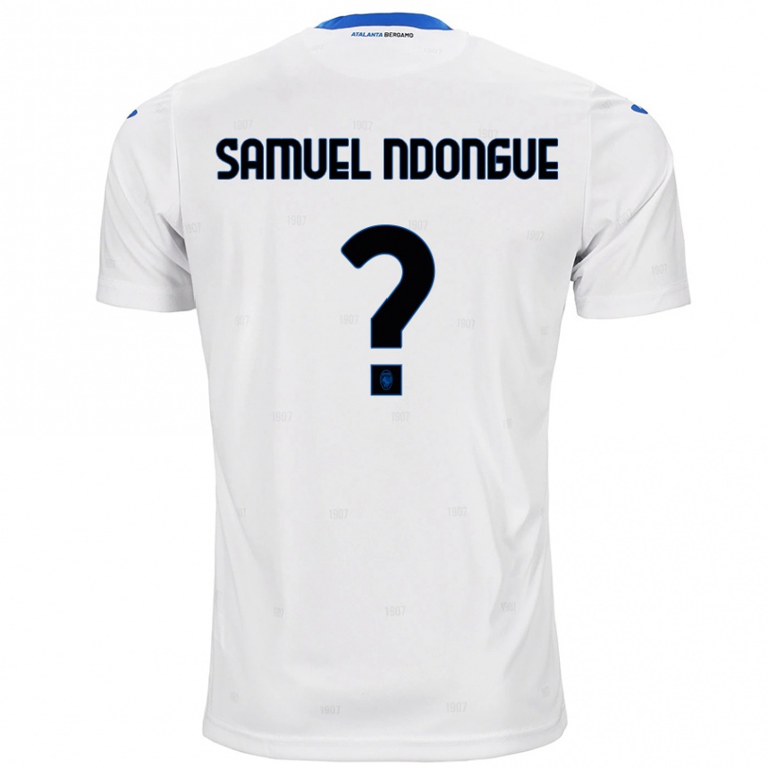 Enfant Football Maillot Frederick Samuel Ndongue #0 Blanc Tenues Extérieur 2024/25 Canada