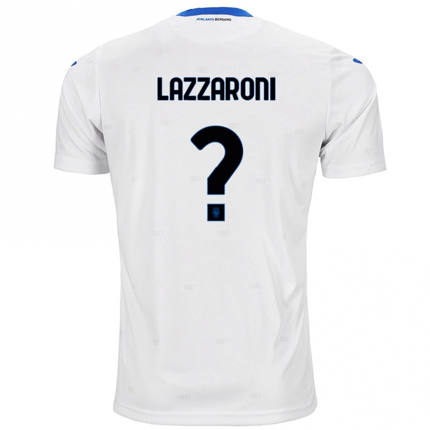 Kids Football Andrea Lazzaroni #0 White Away Jersey 2024/25 T-Shirt Canada