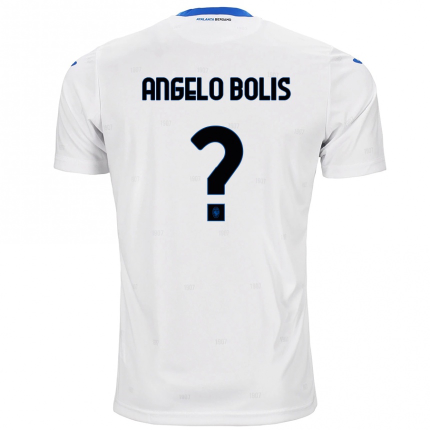 Enfant Football Maillot Tommaso Angelo Bolis #0 Blanc Tenues Extérieur 2024/25 Canada