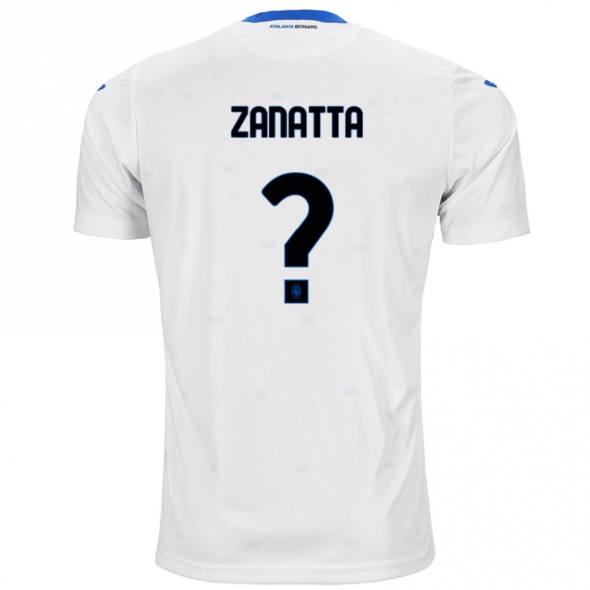 Enfant Football Maillot Giovanni Zanatta #0 Blanc Tenues Extérieur 2024/25 Canada