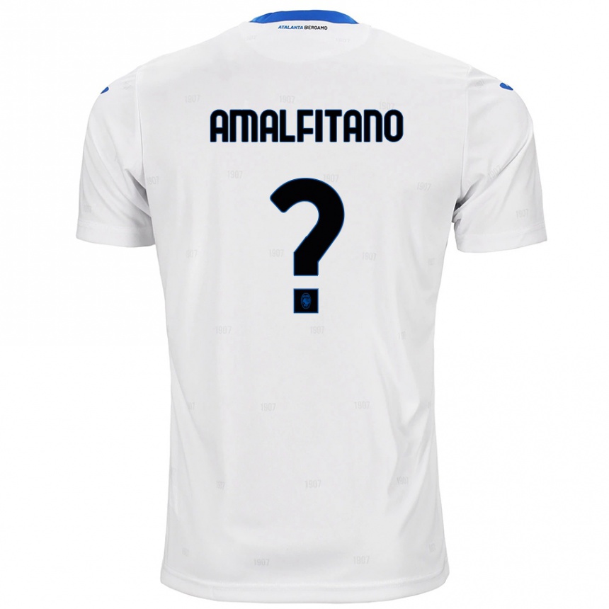 Enfant Football Maillot Nicolò Amalfitano #0 Blanc Tenues Extérieur 2024/25 Canada