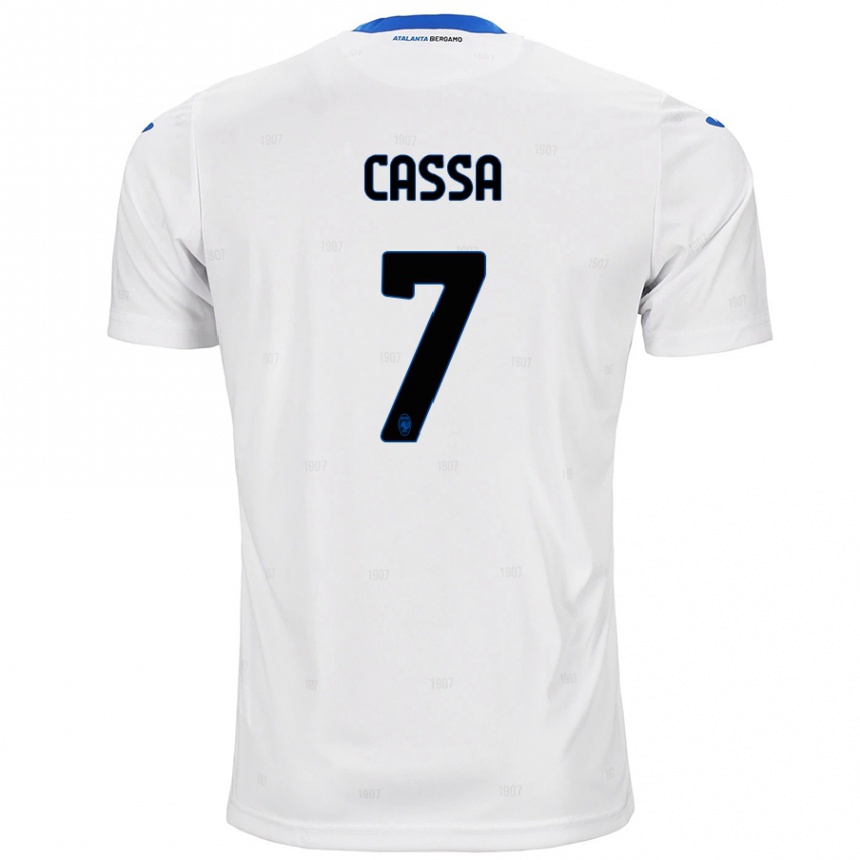 Kids Football Federico Cassa #7 White Away Jersey 2024/25 T-Shirt Canada