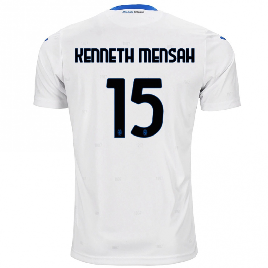 Enfant Football Maillot Anthony Kenneth Mensah #15 Blanc Tenues Extérieur 2024/25 Canada