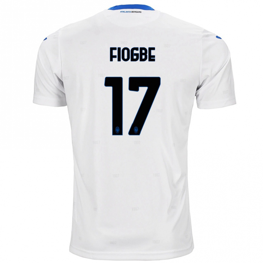 Kids Football Candas Fiogbe #17 White Away Jersey 2024/25 T-Shirt Canada