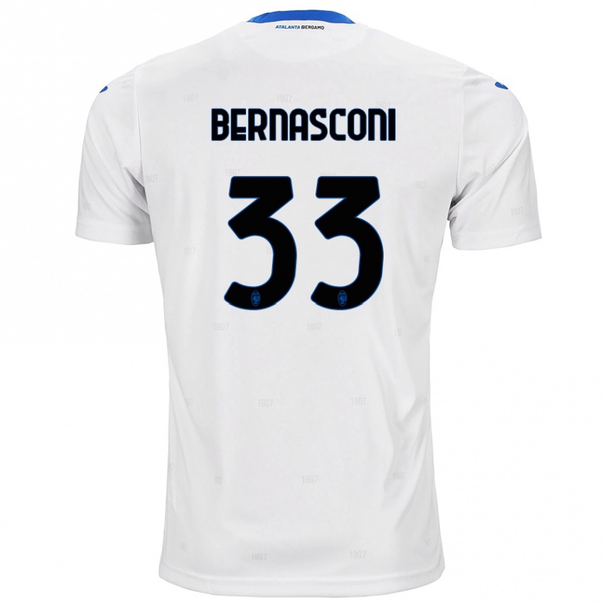 Enfant Football Maillot Lorenzo Bernasconi #33 Blanc Tenues Extérieur 2024/25 Canada