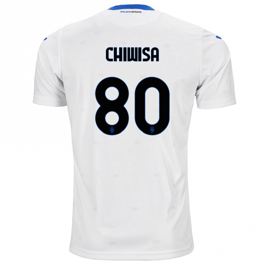 Kids Football Mannah Chiwisa #80 White Away Jersey 2024/25 T-Shirt Canada