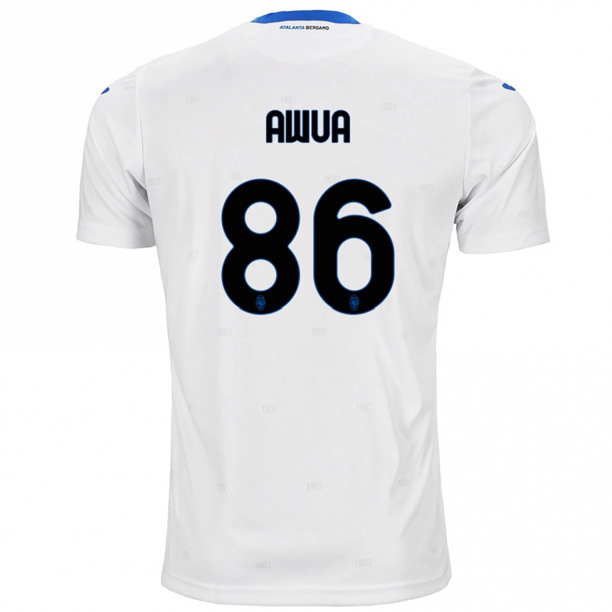 Enfant Football Maillot Theophilus Awua #86 Blanc Tenues Extérieur 2024/25 Canada