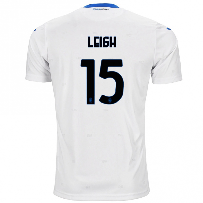 Kids Football Adrienne Leigh #15 White Away Jersey 2024/25 T-Shirt Canada