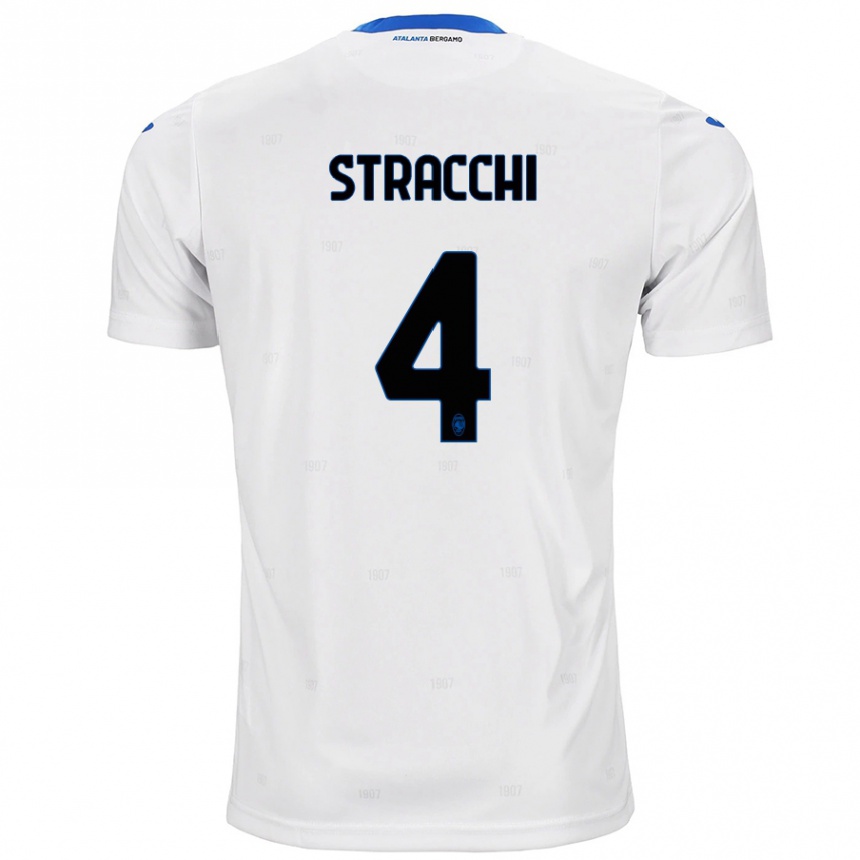 Enfant Football Maillot Daniela Stracchi #4 Blanc Tenues Extérieur 2024/25 Canada