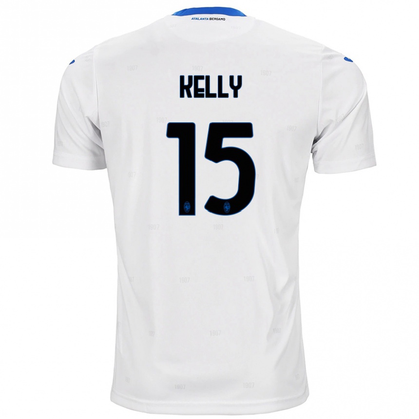 Kids Football Maegan Kelly #15 White Away Jersey 2024/25 T-Shirt Canada