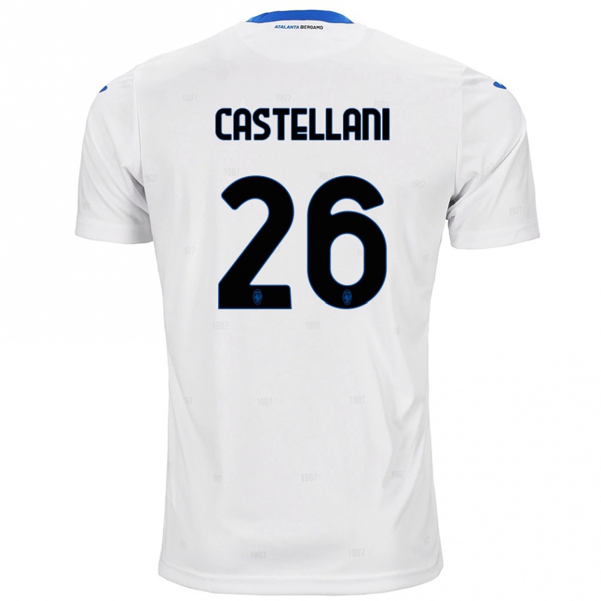 Enfant Football Maillot Eleonora Castellani #26 Blanc Tenues Extérieur 2024/25 Canada