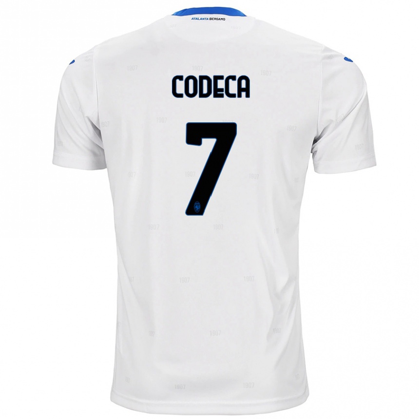 Kids Football Bianca Codeca #7 White Away Jersey 2024/25 T-Shirt Canada