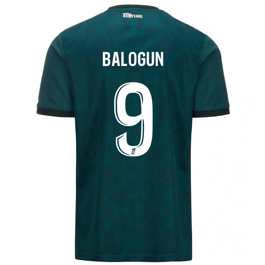 Kids Football Folarin Balogun #9 Dark Green Away Jersey 2024/25 T-Shirt Canada