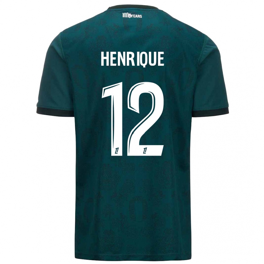 Kids Football Caio Henrique #12 Dark Green Away Jersey 2024/25 T-Shirt Canada