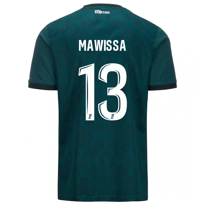 Enfant Football Maillot Christian Mawissa Elebi #13 Vert Foncé Tenues Extérieur 2024/25 Canada