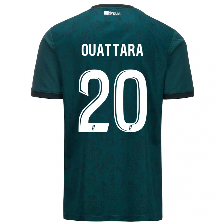 Kids Football Kassoum Ouattara #20 Dark Green Away Jersey 2024/25 T-Shirt Canada